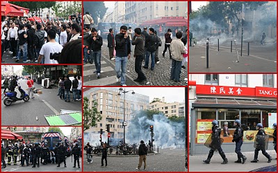 Paris, Belleville, Manifestation pour la sécurité (c) Yves Traynard 2010