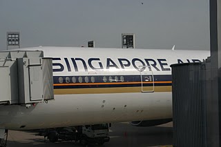 Paris, Roissy, Avion de Singapore Airlines (c) Yves Traynard 2007