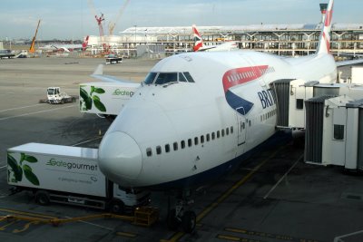 Londres, Aéroport d'Heathrow, terminal T5 (c) Yves Traynard 2009