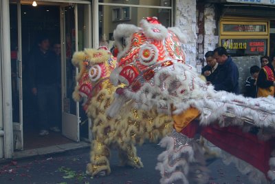 Paris, rue de Bellevile, Nouvel an chinois (c) Yves Traynard 2007