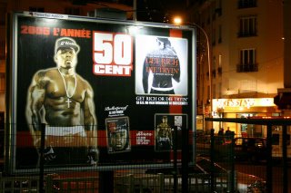 Bécon Les bruyères, Affiche 50 cent (c) Yves TRAYNARD 2005