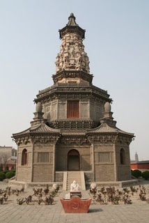 Zhengding, Pagode du temple Guanghui(c) Yves Traynard 2009