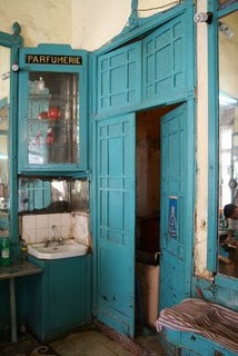 Port-Saïd, Salon de coiffure (c) Yves Traynard 2008