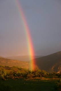 Plaisians, Drôme, Arc-en-ciel (c) Yves Traynard 2006