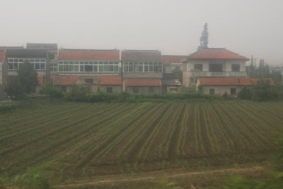 Hangzhou-Shanghai, en train (c) Yves Traynard 2009