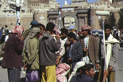 Sanaa, Journaliers (c) Yves Traynard 1999