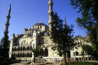 Istanbul, Mosquée bleue (c) Yves Traynard 2002